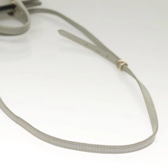 BALENCIAGA Hand Bag Leather 2way Gray Gold - Picture 9 of 15